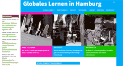 Desktop Screenshot of globales-lernen.de